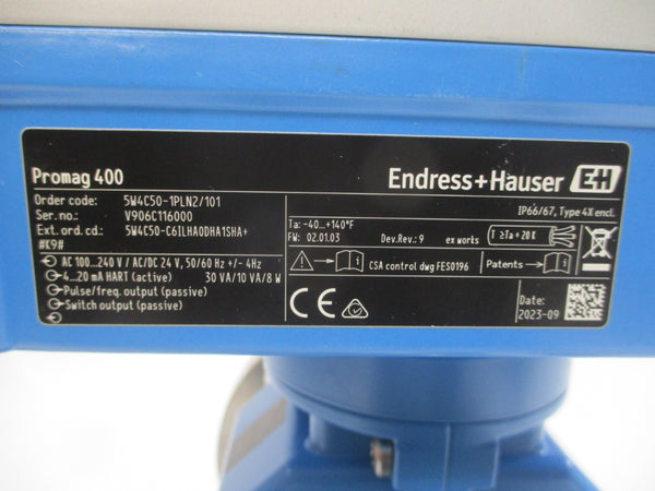 ENDRESS+HAUSER 5W4C50-1PLN2/101 100-240VAC REV. 9 NSMP