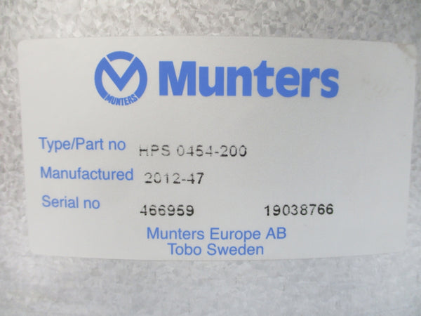 MUNTERS HPS0454-200 NSNP