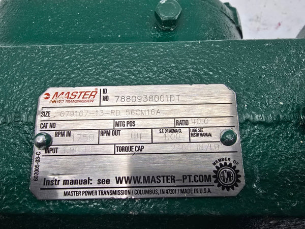 MASTER POWER TRANSMISSION 079167-13-RD 7880938001DT 56CM16A NSNP