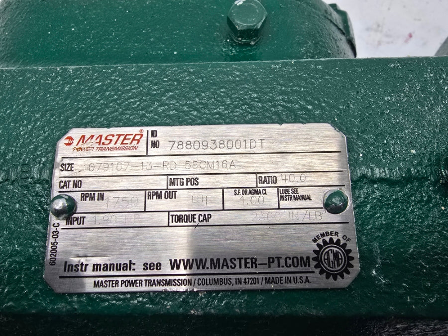 MASTER POWER TRANSMISSION 079167-13-RD 7880938001DT 56CM16A NSNP