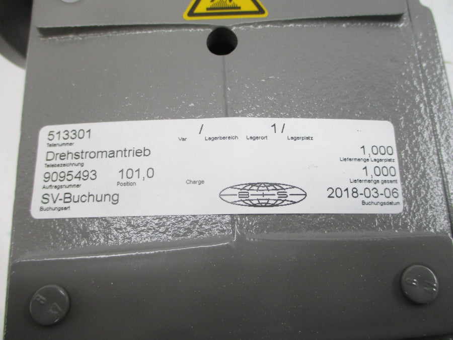 STOBER RD11W0-2000-025-4 K21080K4U/3382 480V 0.75A NSNP