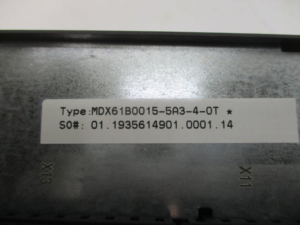 SEW-EURODRIVE MDX61B0015-5A3-4-0T 08279756 380-500VAC 3.6/4.0A (NO COVER) UNMP