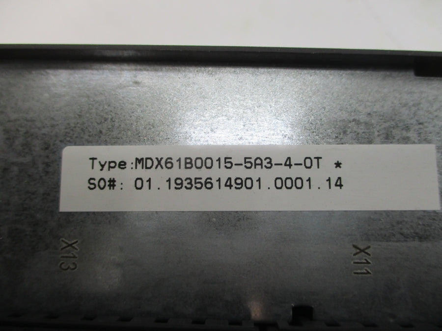 SEW-EURODRIVE MDX61B0015-5A3-4-0T 08279756 380-500VAC 3.6/4.0A (NO COVER) UNMP