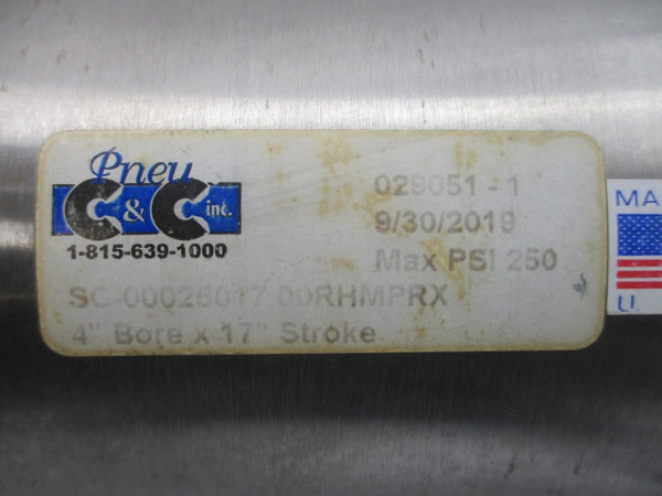 PNEU C&C SC-00025017.00RHMPRX 029051-1 250PSI 4"X17" NSNP