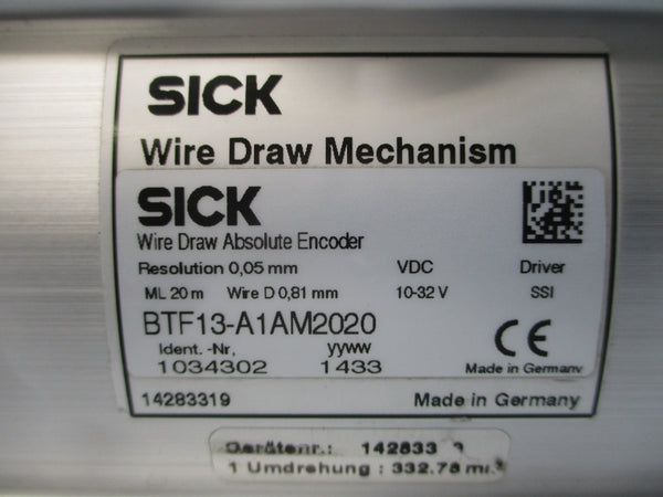 SICK BTF13-A1AM2020 1034302 10-32VDC NSNP