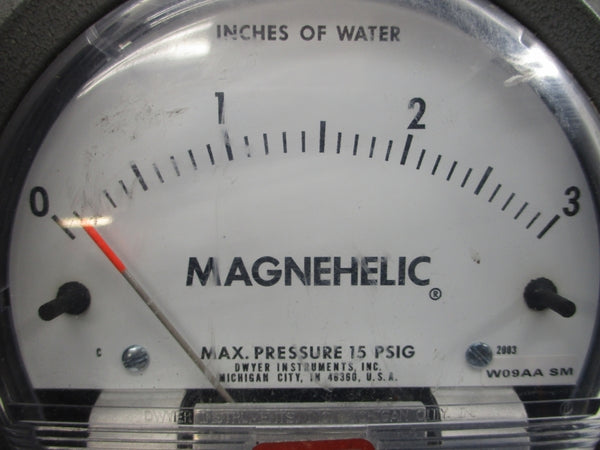 DWYER 2003 15PSI 0-3"H2O (AS PICTURED) UNMP