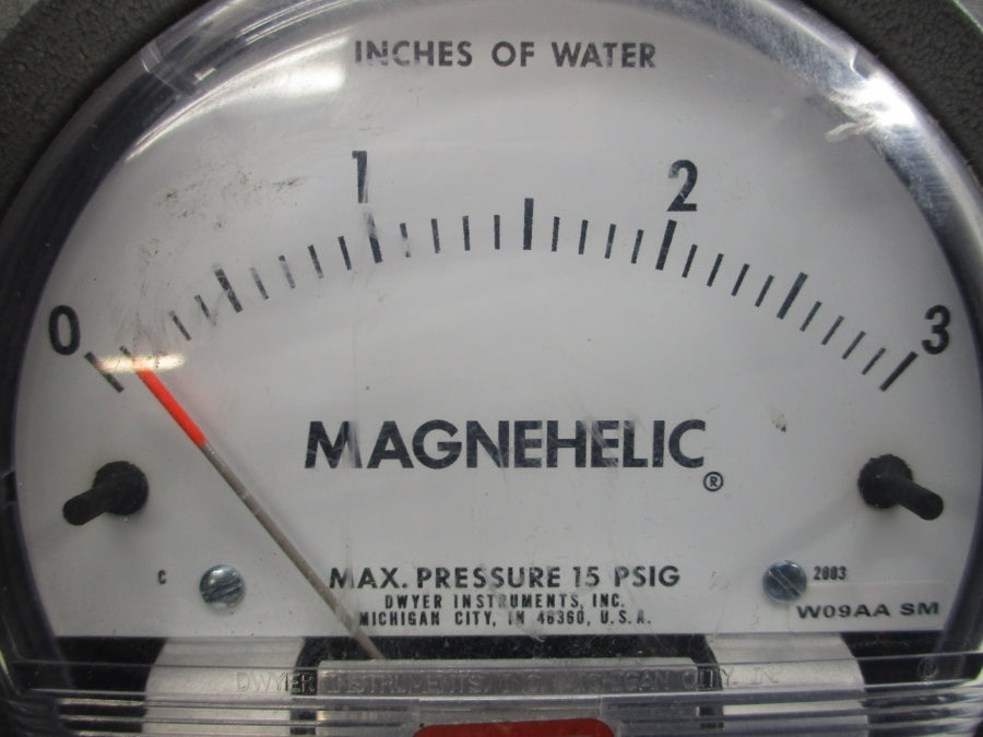 DWYER 2003 15PSI 0-3"H2O (AS PICTURED) UNMP