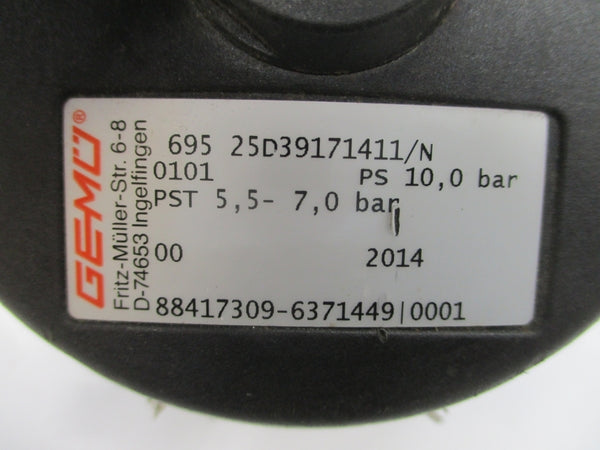GEMU 69525D39171411/N 1" NSNP