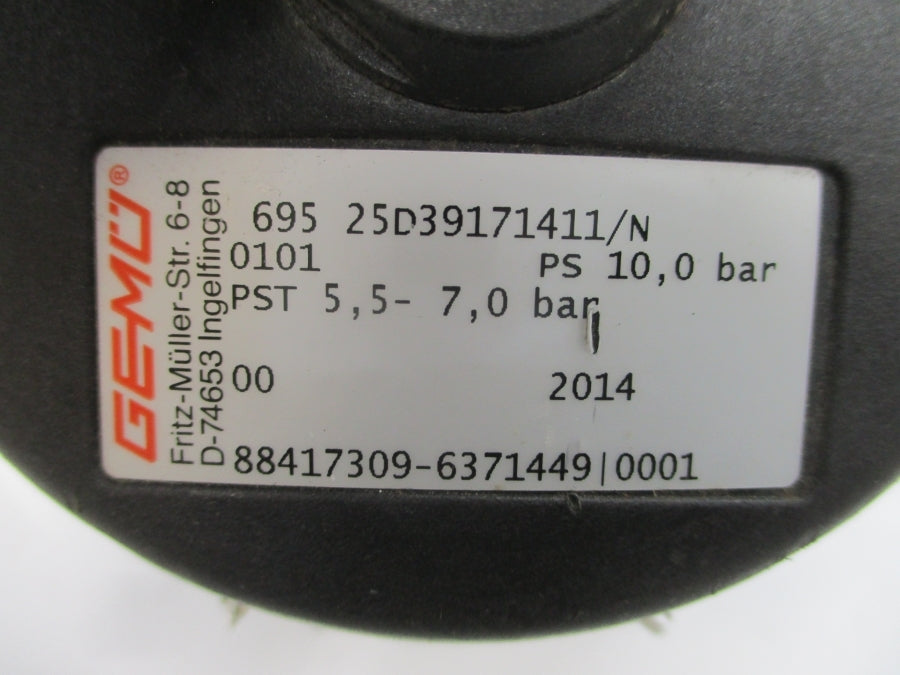 GEMU 69525D39171411/N 1" NSNP