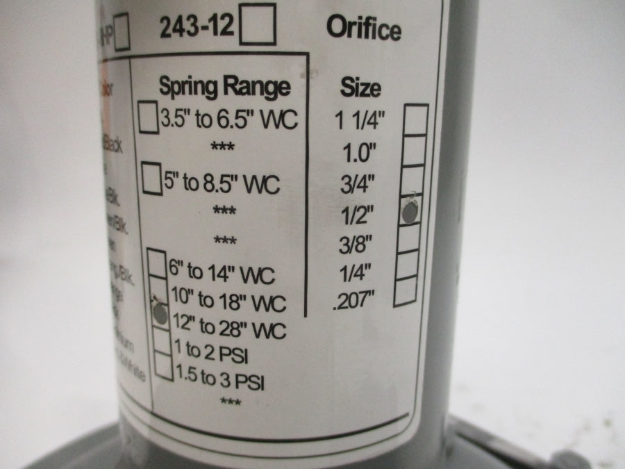 SENSUS 243-8 IRV 12"-28"WC 1/2" NSNP
