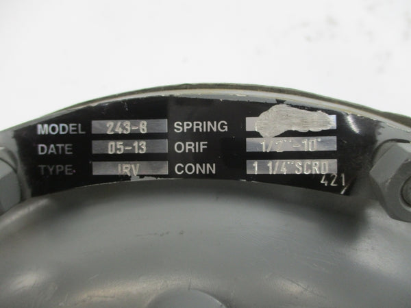 SENSUS 243-8 IRV 12"-28"WC 1/2" NSNP