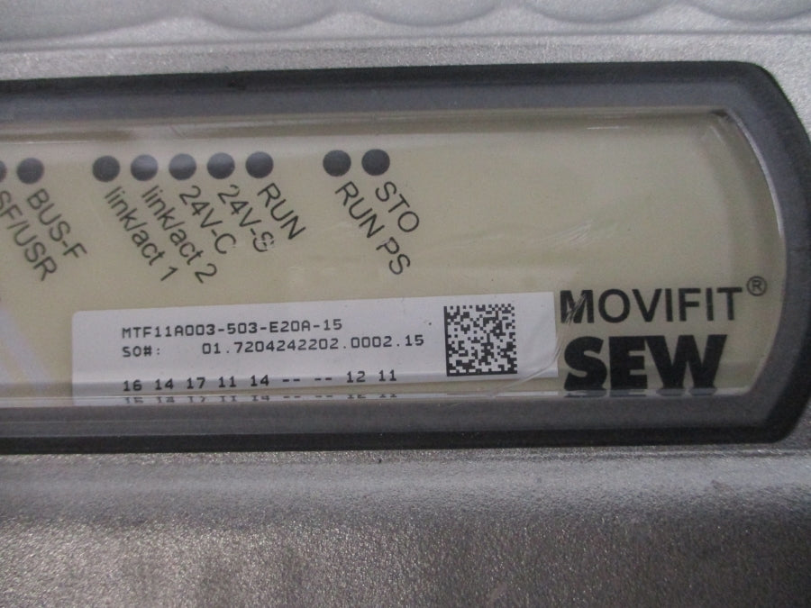 SEW EURODRIVE MTF11A003-503-E20A-15 380-500VAC 1.3A NSNP