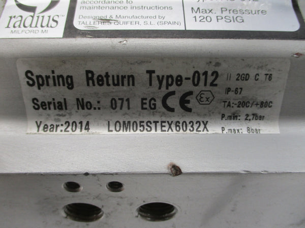 TRIAD AS-012 50D 120PSI 1-1/2" NSNP