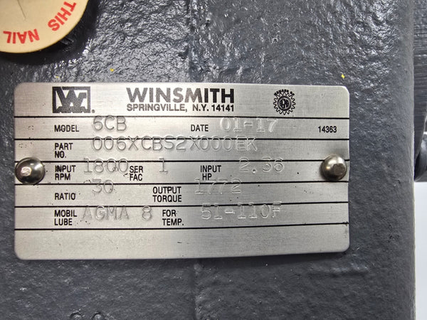 WINSMITH 006XCBS2X000EK 6CB NSNP