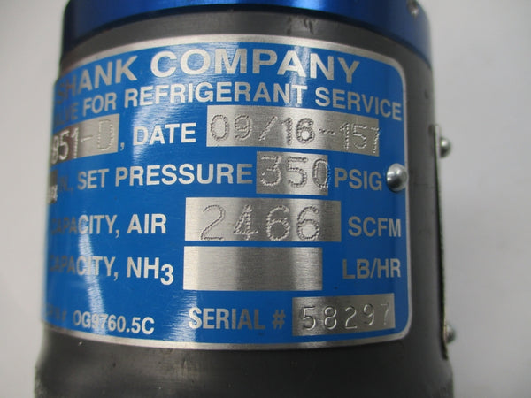 CYRUS SHANK 851-D 350PSI 1-1/4" NSNP