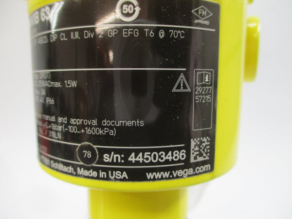 VEGA VB63.UXANCRANX 6294538/001 20-253VAC 3A NSNP