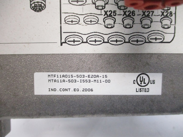 SEW-EURODRIVE MTF11A015-503-E20A-15 MTA11A-503-I553-M11-00 500VAC 3.5A NSNP