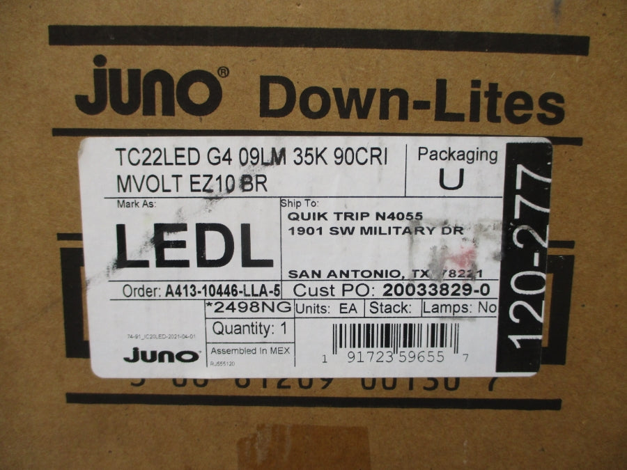 JUNO TC22LEDG409LM35K90CRIMVOLTEZ10BR NSMP