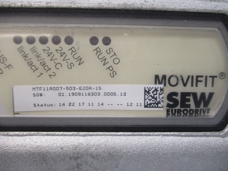 SEW-EURODRIVE MTF11A007-503-E20A-15 380-500VAC 1.9A NSNP