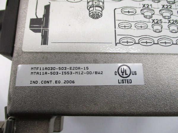 SEW-EURODRIVE MTF11A030-503-E20A-15 MTA11A-503-I553-M12-00/BW2 500VAC 3.5A UNMP