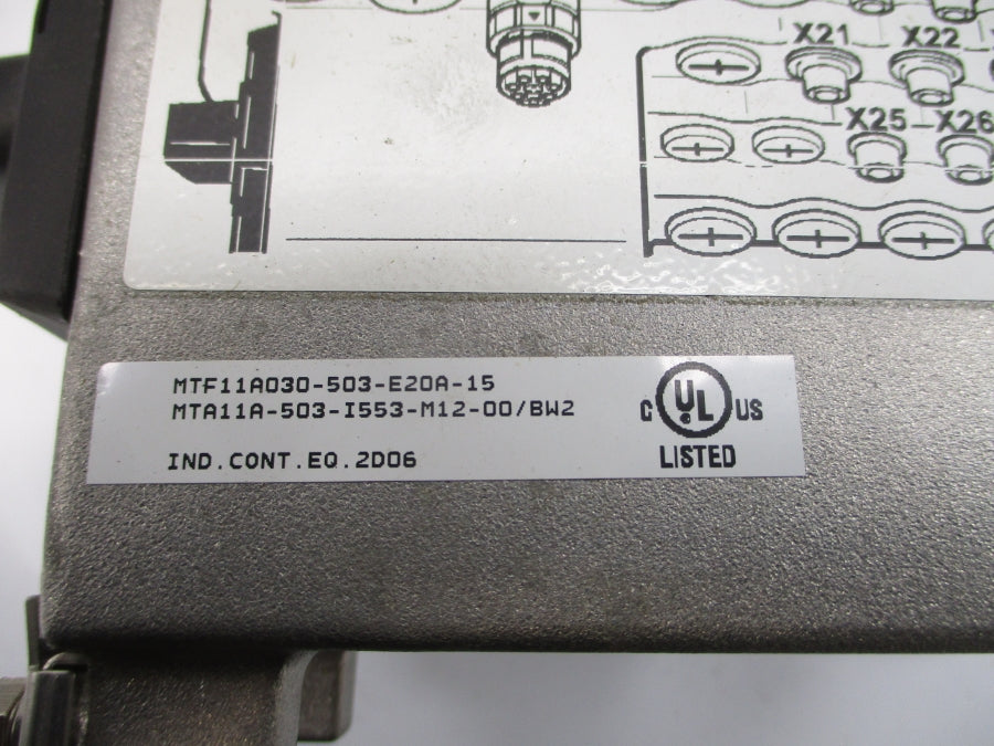 SEW-EURODRIVE MTF11A030-503-E20A-15 MTA11A-503-I553-M12-00/BW2 500VAC 3.5A UNMP