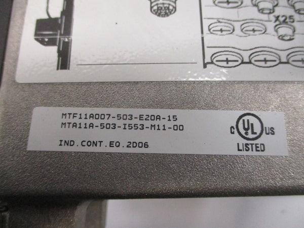 SEW-EURODRIVE MTF11A007-503-E20A-15 MTA11A-503-I553-M11-00 380-500VAC 1.9A NSNP