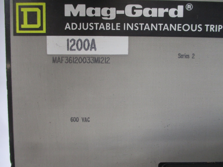 SQUARE D MAF36120033M1212 SER. 2 600VAC 1200A NSNP