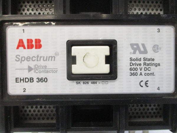 ABB EHDB360C2P1L SK826484AF 110/120V 360A NSNP