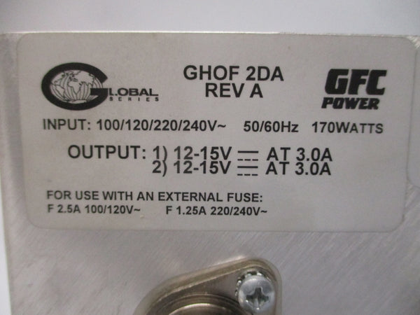 GFC POWER GHOF2DA 240V 3.0A REV. A NSNP