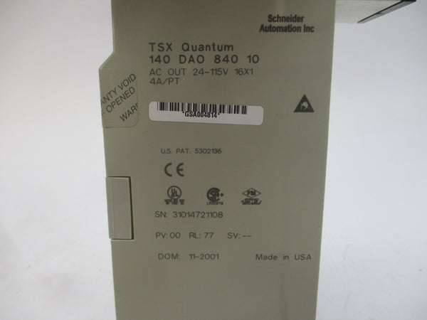 SCHNEIDER AUTOMATION 140DAO84010 24-115VAC 4A NSMP
