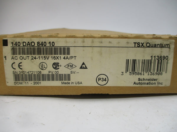 SCHNEIDER AUTOMATION 140DAO84010 24-115VAC 4A NSMP