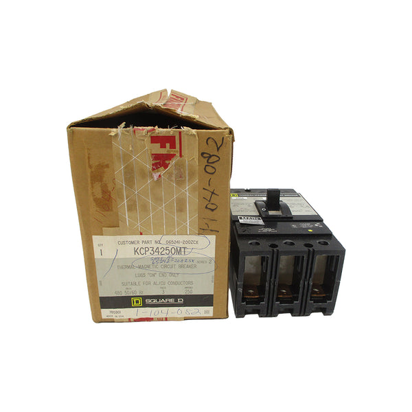 SQUARE D KCP34250MT SER. 2 480VAC 250A NSMP