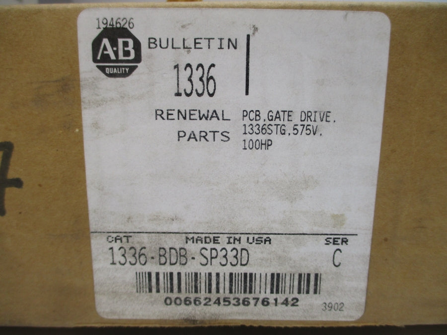 INDUSTRIAL SPARE PART 1336-BDB-SP33D SER. C 575V REV. 24 NSMP