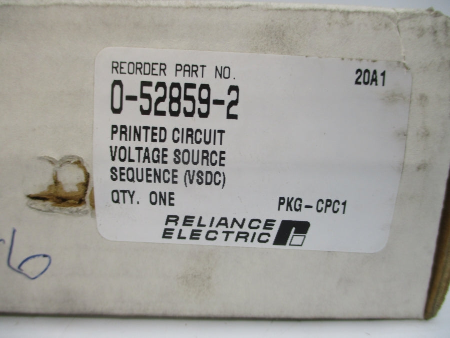 RELIANCE ELECTRIC 0-52859-2 NSMP
