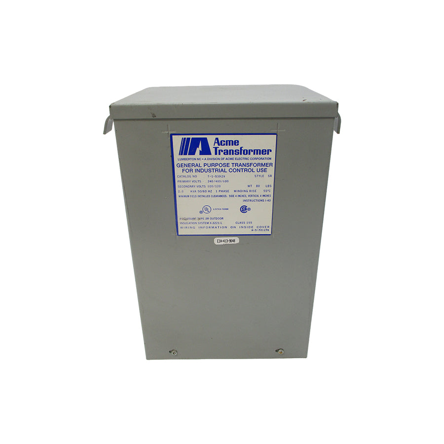 ACME TRANSFORMER T-1-53929 240/480/600V NSNP