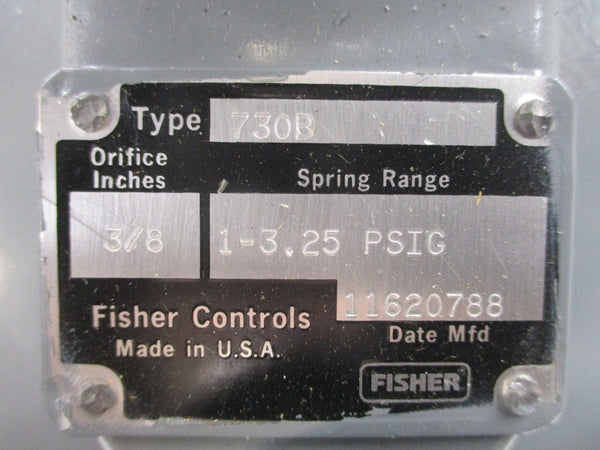 FISHER GOVERNOR 730B 1-3.25PSI 3/8" NSNP
