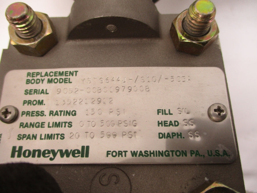 HONEYWELL YSTG644-/S1G/-00000-MB.F1C3-513A 11-42VDC 0-125PSI NSNP