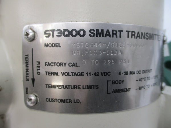 HONEYWELL YSTG644-/S1G/-00000-MB.F1C3-513A 11-42VDC 0-125PSI NSNP
