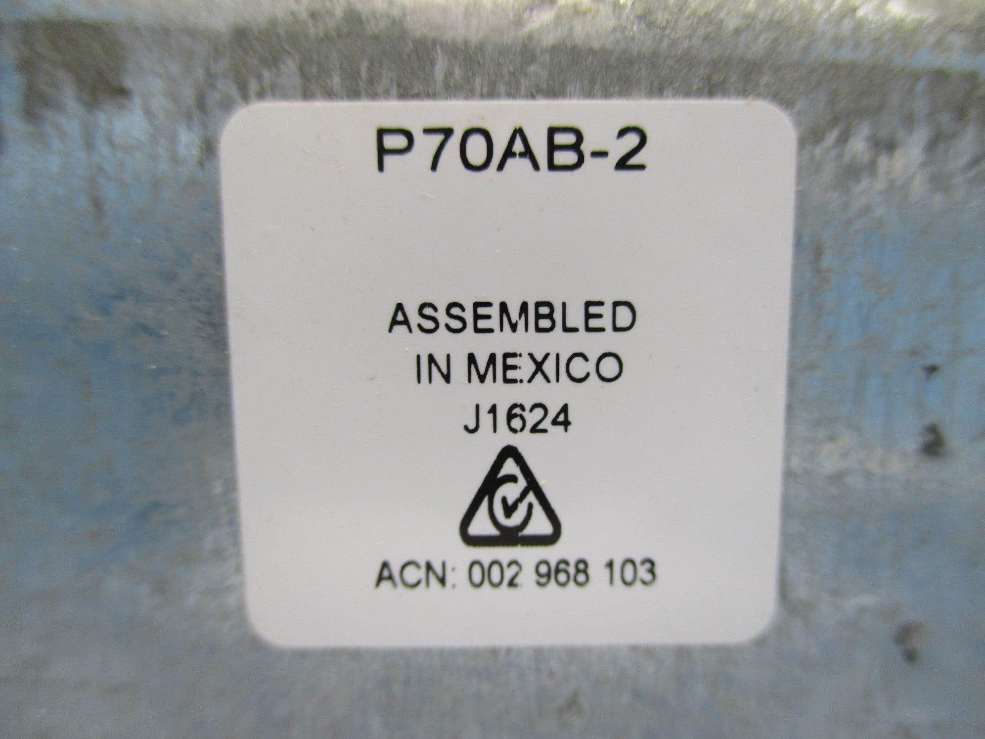 JOHNSON CONTROLS P70AB-2 120-600VAC 22A NSNP