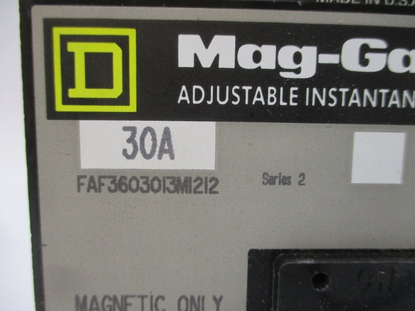 SQUARE D FAF3603013M1212 SER. 2 600VAC 30A NSMP