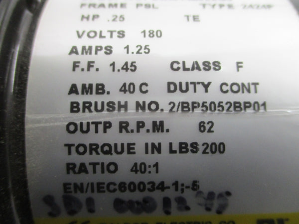BALDOR GPP7475 24A614Z022G6 180V 1.25A NSNP