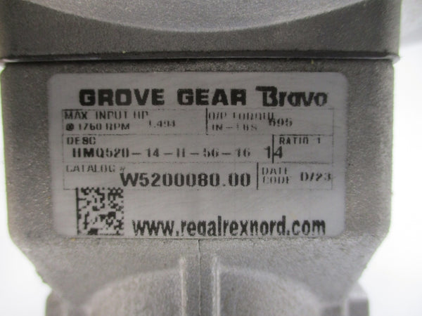 GROVE GEAR HMQ520-14-H-56-16 W5200080.00 NSMP