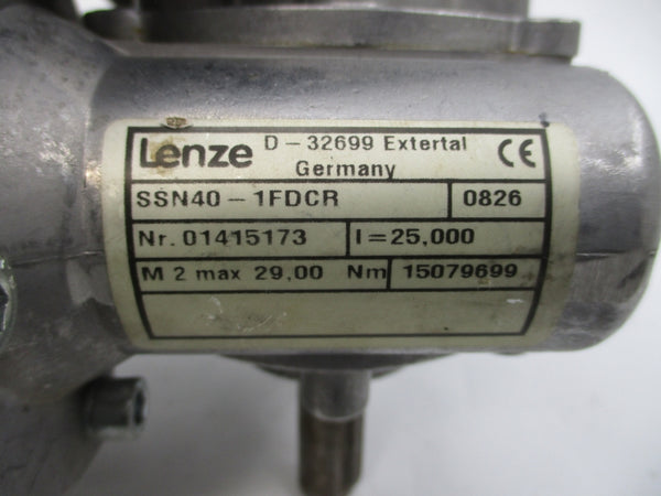 LENZE SSN40-1TDCR-063C21 01415173 180/200V 0.2/2.6A NSNP