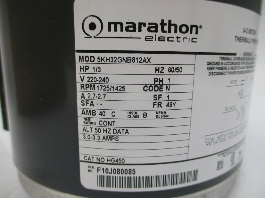 MARATHON HG450 5KH32GNB812AX 220-240V 2.7-2.7A NSMP