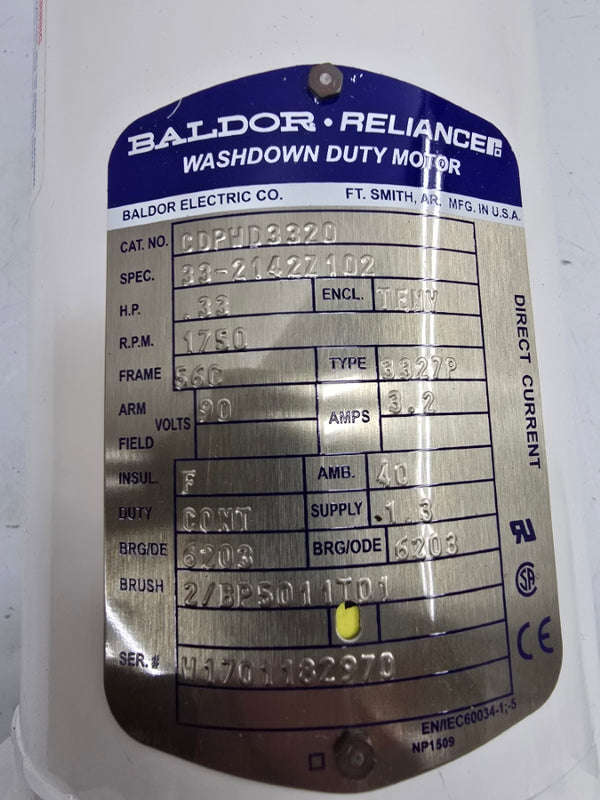 BALDOR CDPWD3320 33-2142Z102 90V 3.2A NSMP