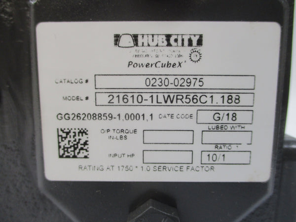 HUB CITY 0230-02975 21610-1LWR56C1.188 NSMP