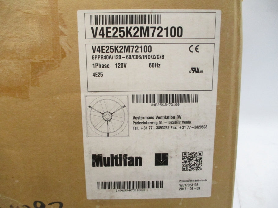 VOSTERMANS V4E25K2M72100 4E25 120V 1.0A NSMP