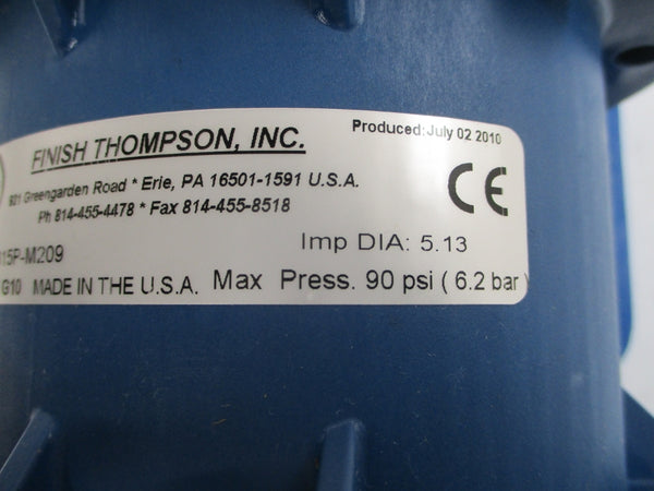 FINISH THOMPSON DB15P-M209 208-230/460V 8.00-7.60/3.80A NSNP