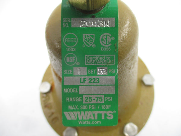 WATTS LF223 25-75PSI 1" NSNP