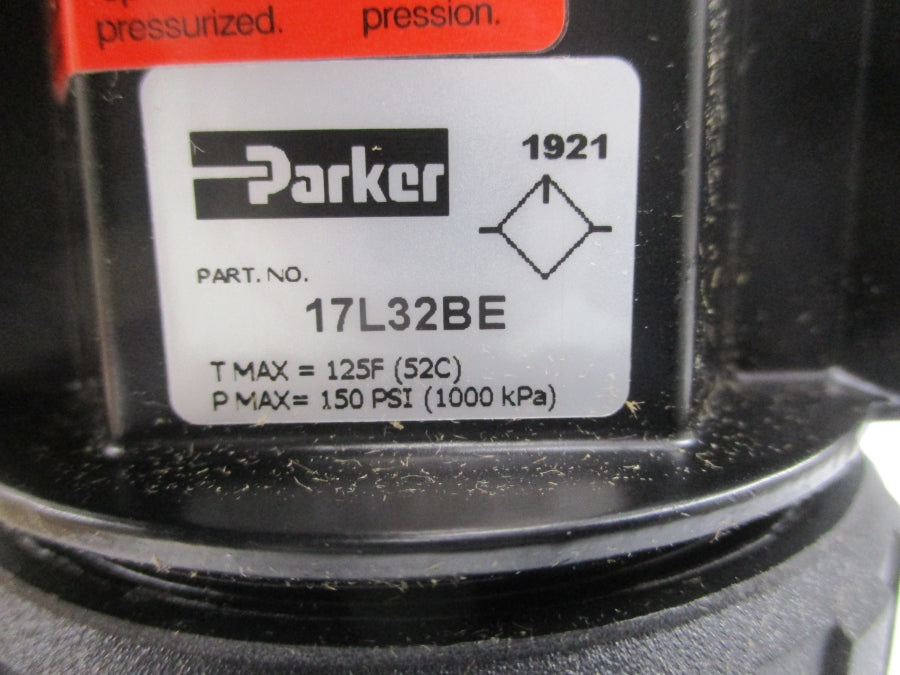 PARKER 17L32BE 150PSI 1/2" NSMP